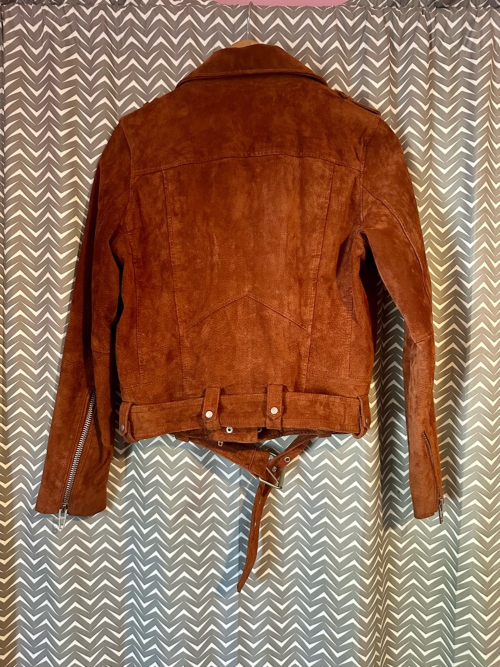BLANKNYC | Suede Moto Jacket, Size S - Picture 7 of 10